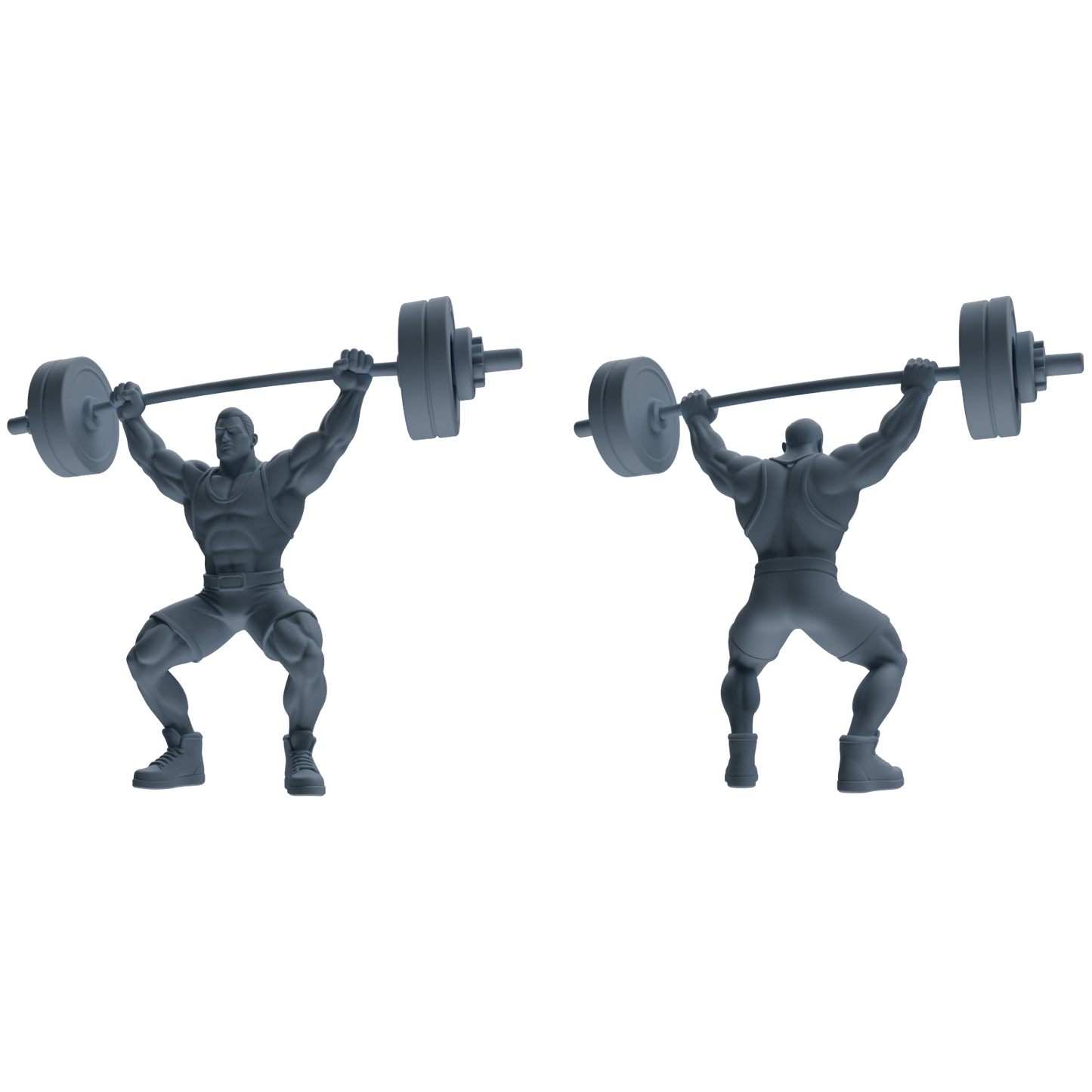 MRY-SFW LYTR798 Weightlifting Fitness Figure Modern Model 6 pcs Miniature Car Diorama Figures Scene Props Accessories Resin