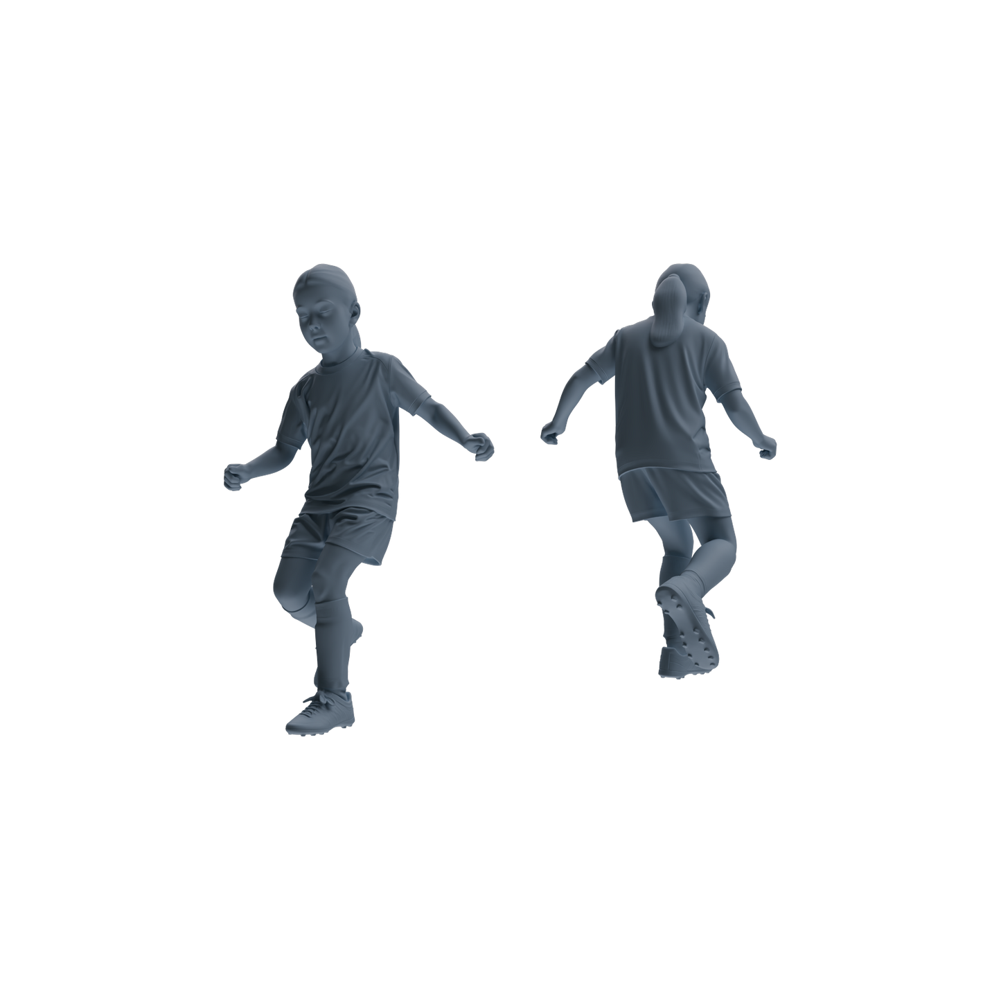 MRY-SFW LYTR805 Female Soccer Player Figure Modern Model 6 pcs Miniature Car Diorama Figures Scene Props Accessories Resin