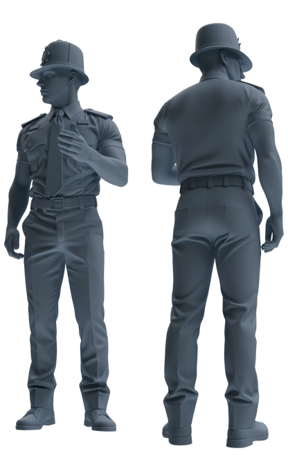MRY-SFW LYGR805 Modern British Police Five-Person Daily Routine 2