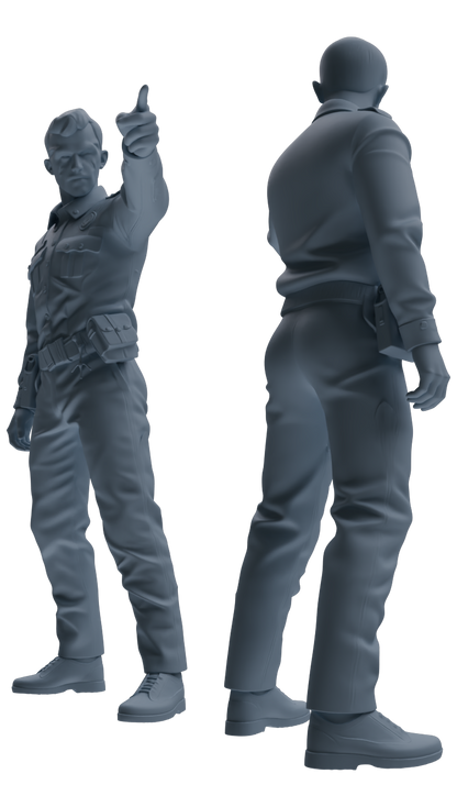 MRY-SFW LYGR680 Los Angeles Patrol Police Six-Person Training Group