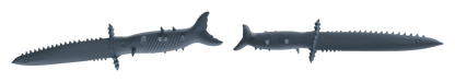 MRY-SFW LYGS397 Shark Dagger Weapon Modern Model 5 pcs