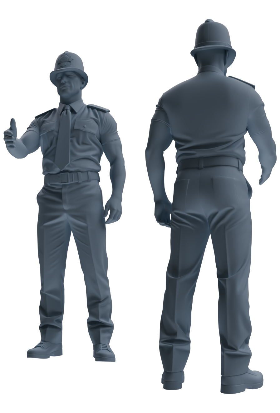 MRY-SFW LYGR804 Modern British Police Six-Person Daily Routine
