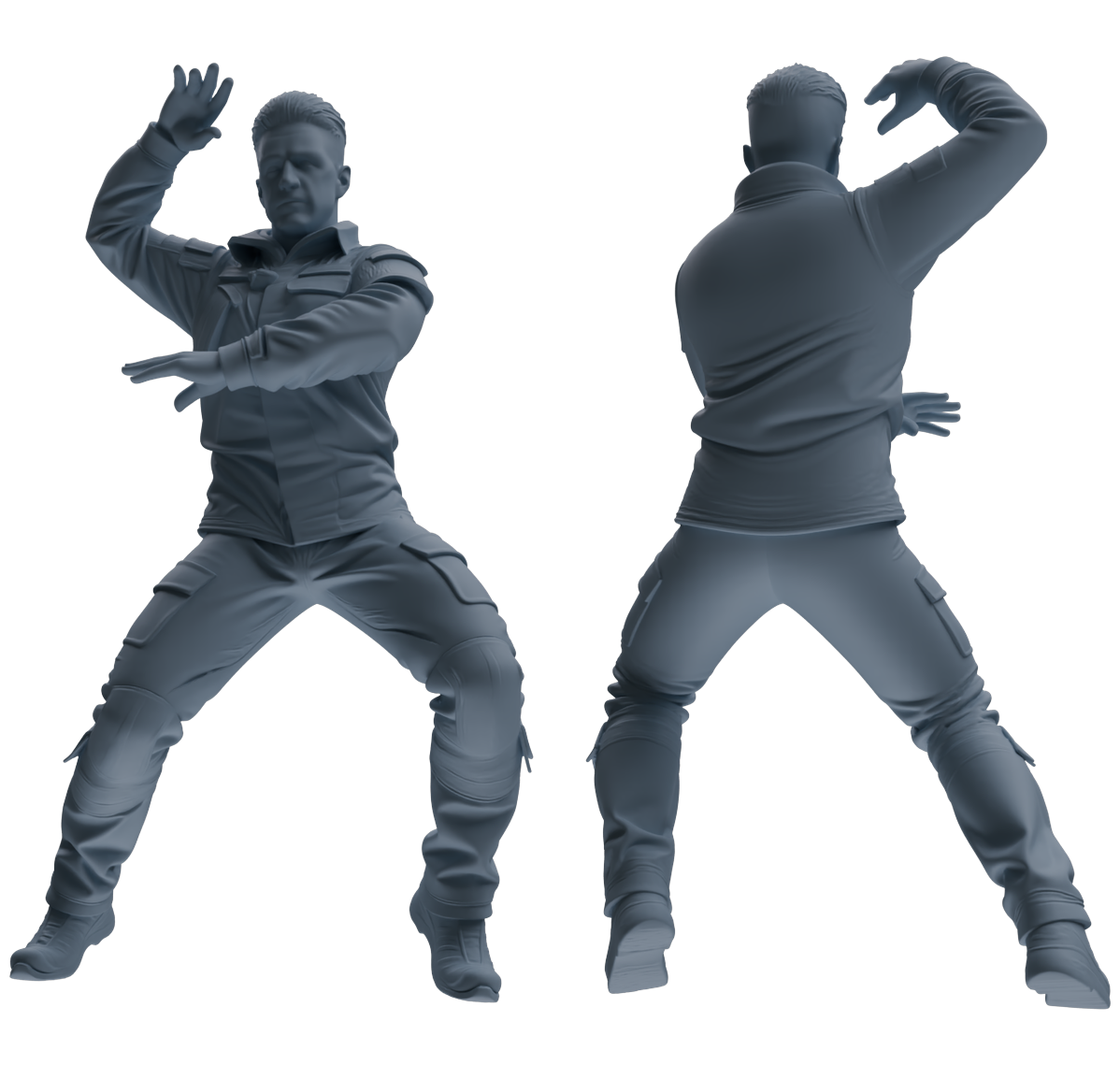 MRY-SFW LYGR692 Modern U.S. Military Six-Person Dancing Group