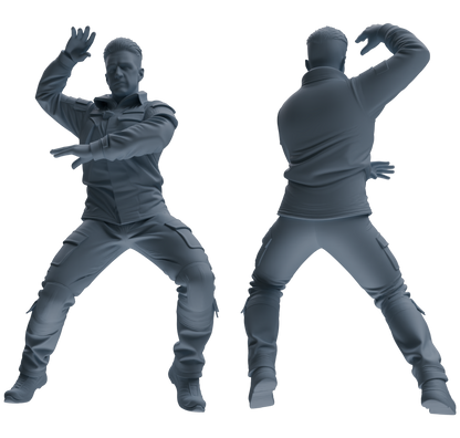 MRY-SFW LYGR692 Modern U.S. Military Six-Person Dancing Group