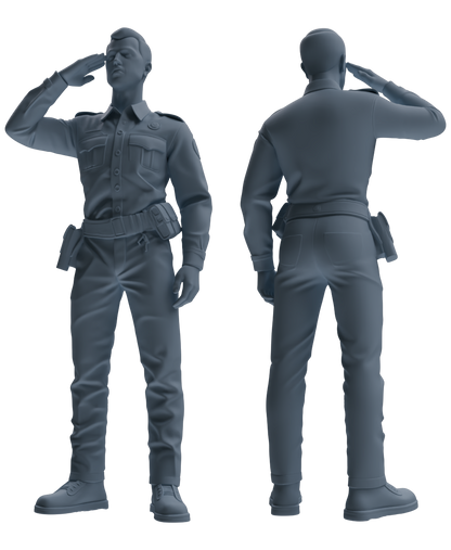 MRY-SFW LYGR675 Los Angeles Patrol Police Six-Person Daily Routine 2
