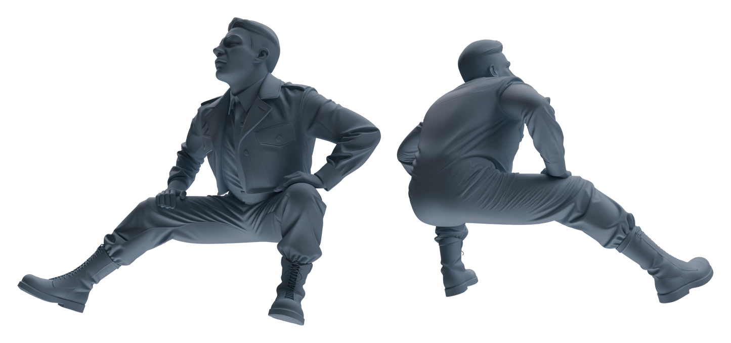 MRY-SFW LYGR595 Historical WWII U.S. Army Six-Person Group