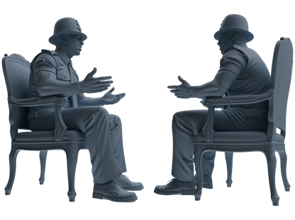 MRY-SFW LYGR802 Modern British Police Six-Person Conversation Group