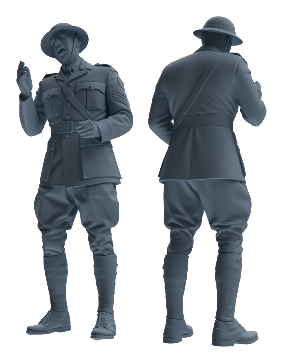MRY-SFW LYGR603 Historical WWII British Army Six-Person Dancing Group