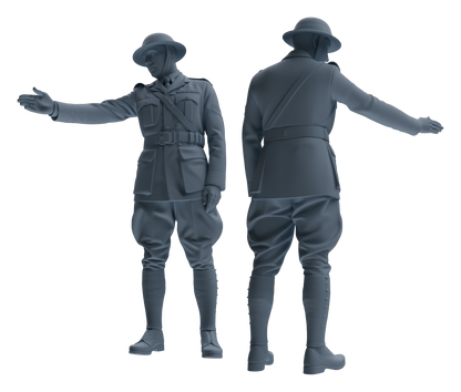 MRY-SFW LYGR600 Historical WWII British Army Six-Person Daily Routine 2