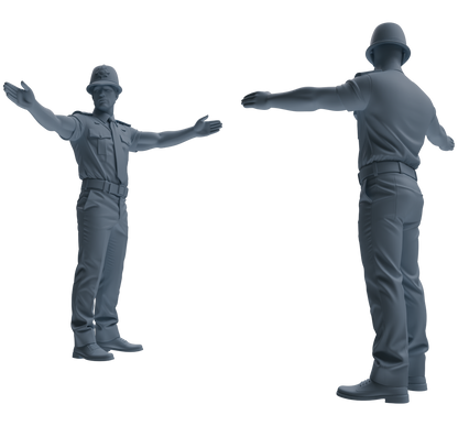 MRY-SFW LYGR803 Modern British Police Six-Person Interception Group