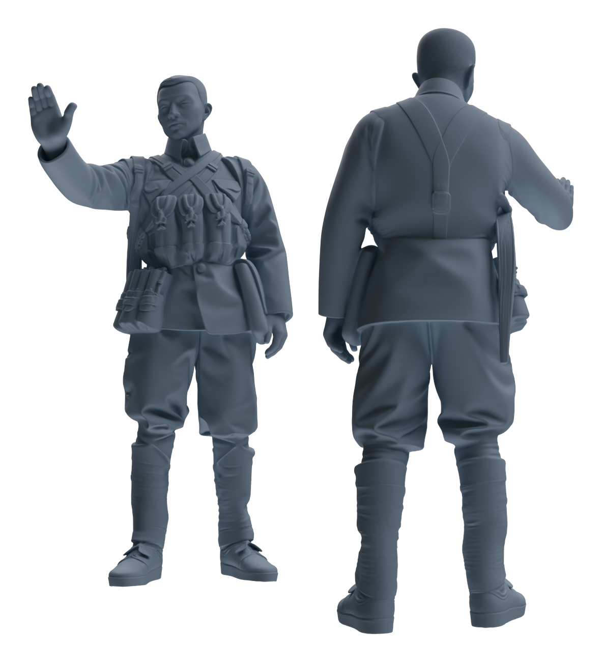 MRY-SFW LYGR609 Historical People's Liberation Army Seven-Person Battle Group