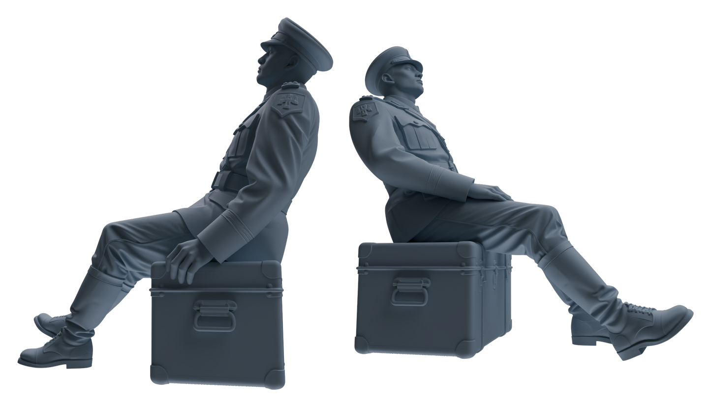 MRY-SFW LYGR587 WWII French Army Seven-Person Rest Group