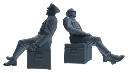 MRY-SFW LYGR587 WWII French Army Seven-Person Rest Group