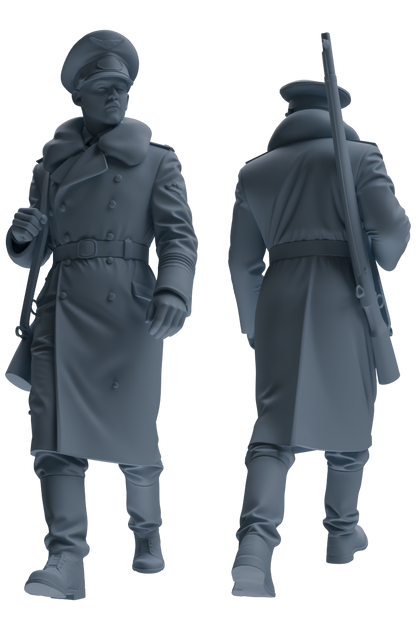 MRY-SFW LYGR707 WWII German Army War Scene Six-Person Daily Routine Group 3