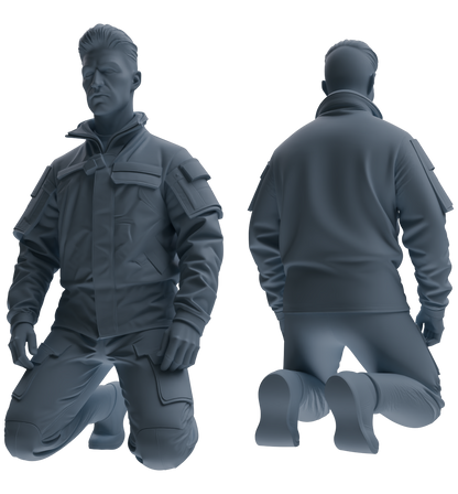 MRY-SFW LYGR698 Modern U.S. Military Six-Person Reprimand Group