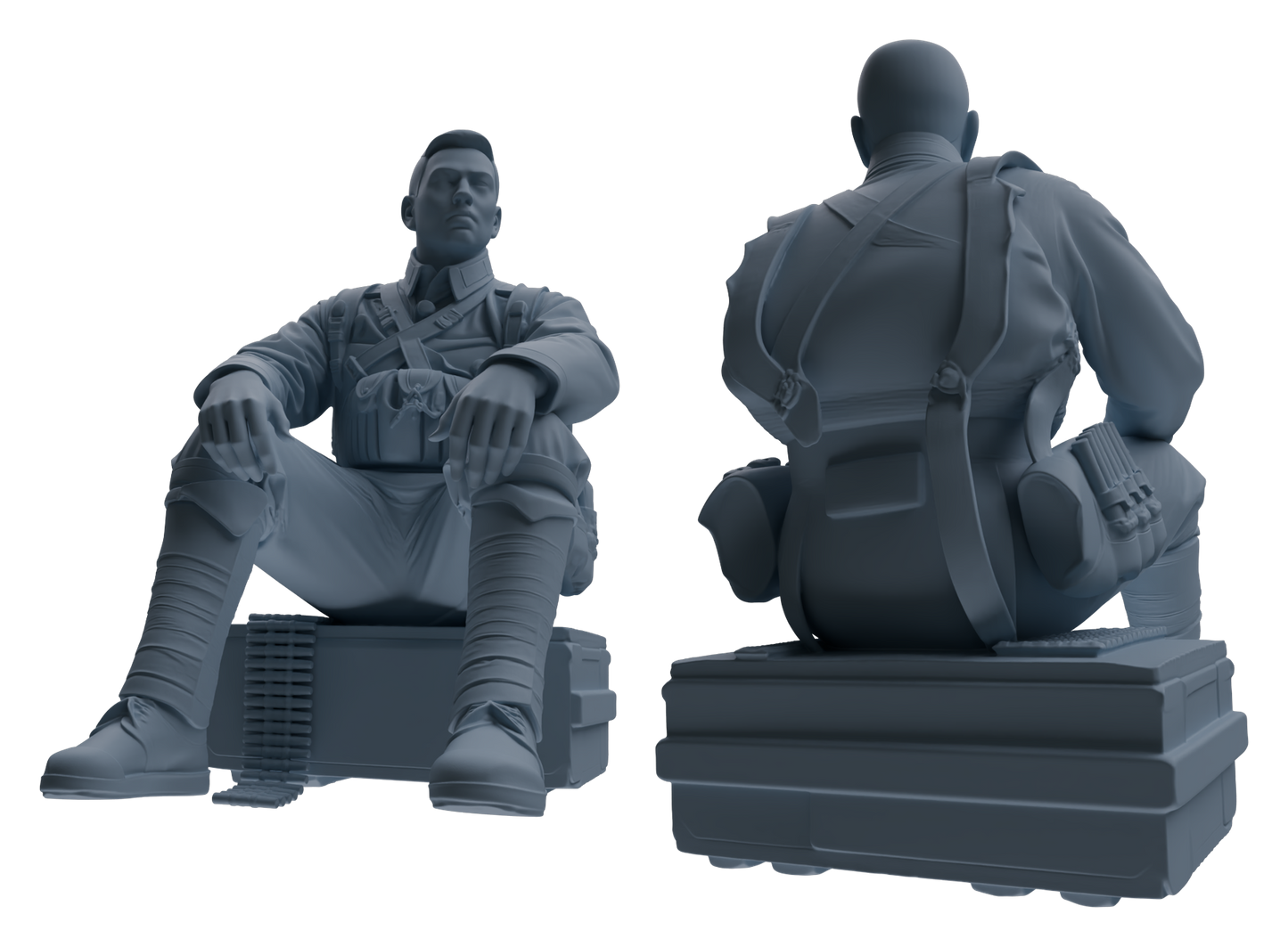 MRY-SFW LYGR608 Historical People's Liberation Army Seven-Person Rest Group