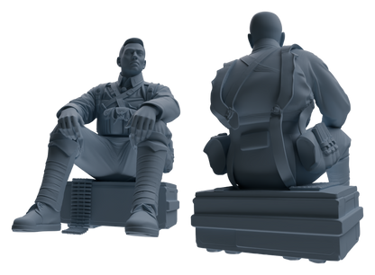 MRY-SFW LYGR608 Historical People's Liberation Army Seven-Person Rest Group