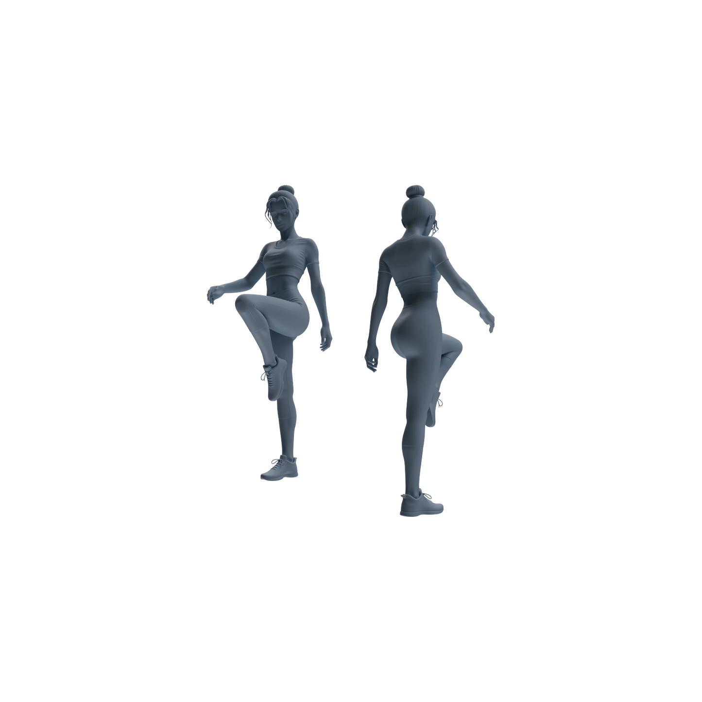 MRY-SFW LYTR810 Female Yoga Figure Modern Model 5 pcs Miniature Car Diorama Figures Scene Props Accessories Resin