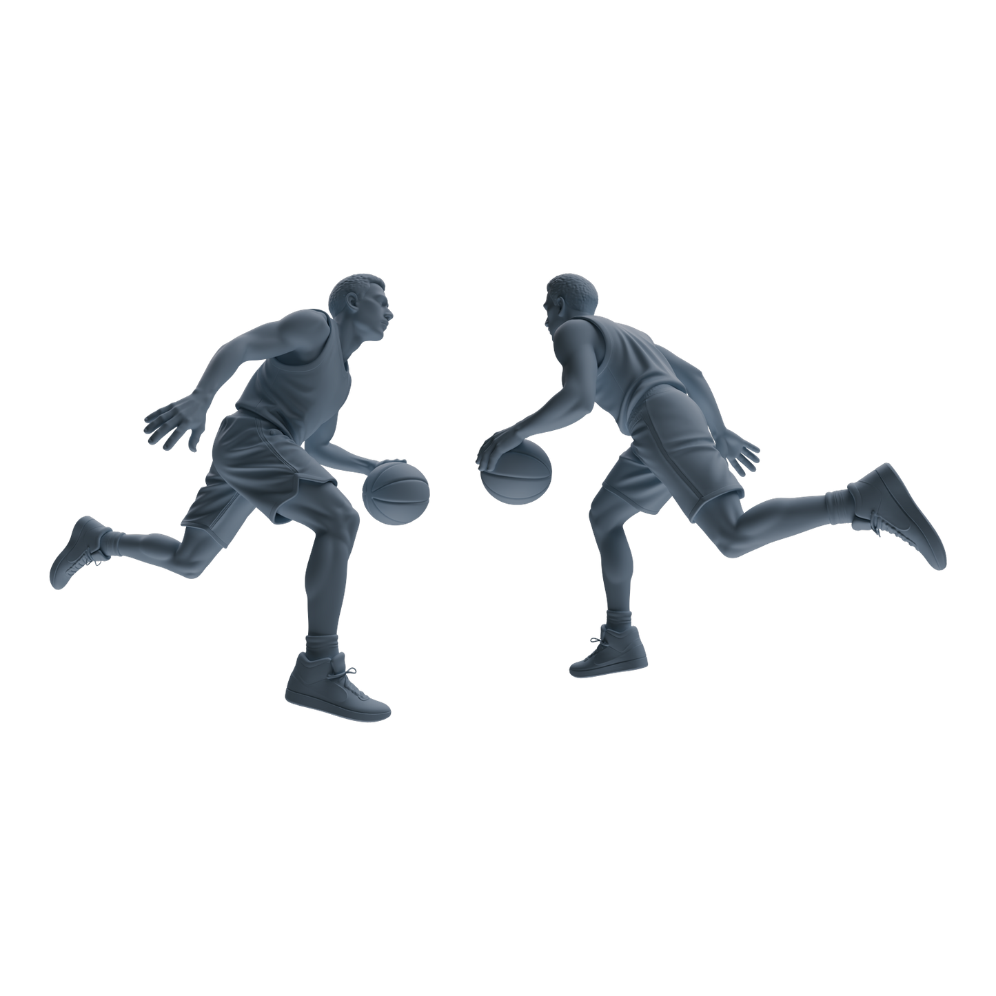 MRY-SFW LYTR804 Basketball Player Figure Modern Model 5 pcs Miniature Car Diorama Figures Scene Props Accessories Resin