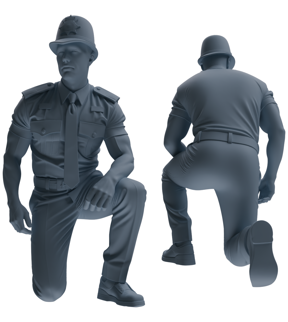 MRY-SFW LYGR798 Modern British Police Six-Person Scolding Group