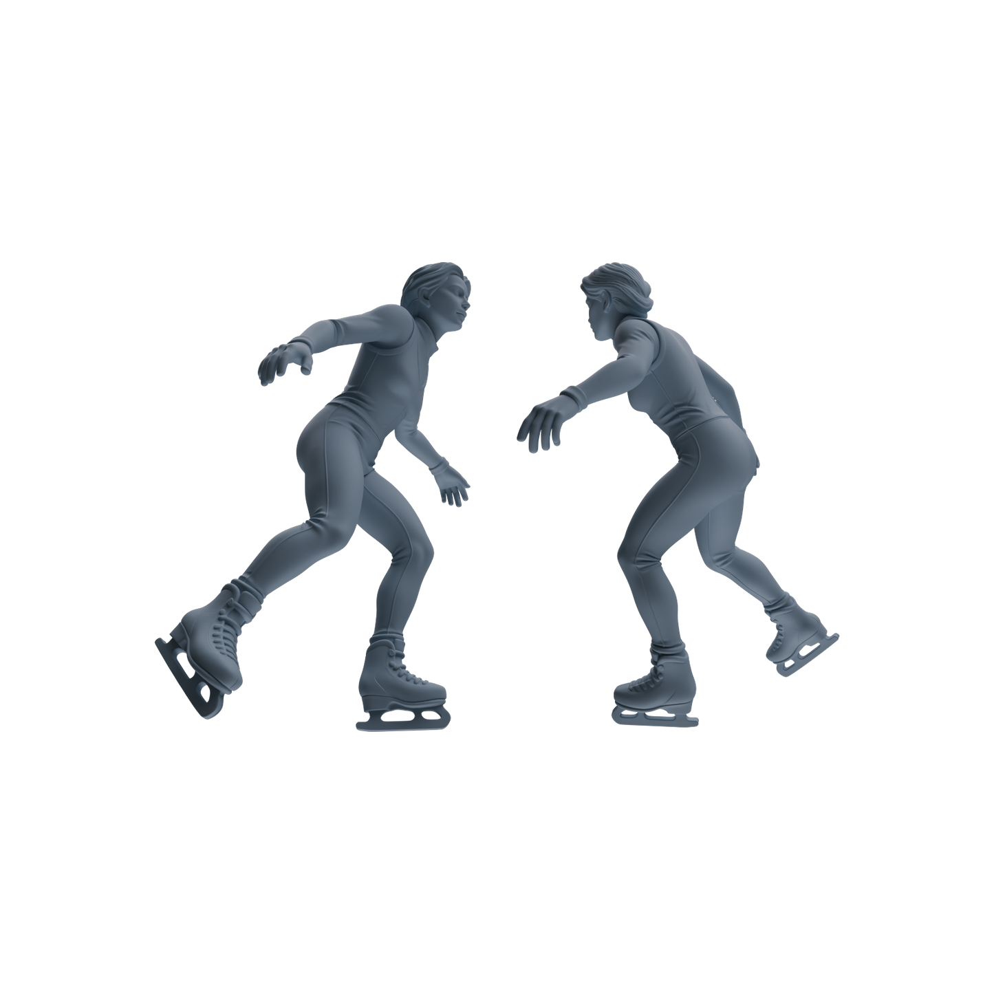 MRY-SFW LYTR801 Figure Skating Figure Modern Model 6 pcs Miniature Car Diorama Figures Scene Props Accessories Resin