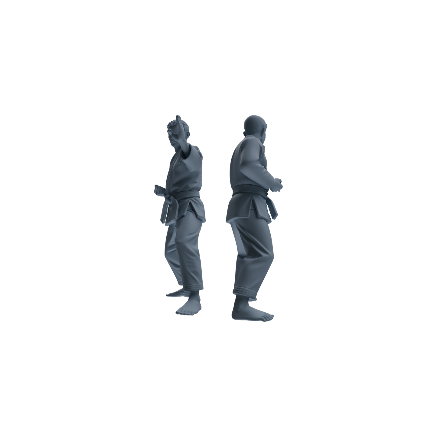 MRY-SFW LYTR816 Karate Female Athlete Figure Modern Model 6 pcs Miniature Car Diorama Figures Scene Props Accessories Resin