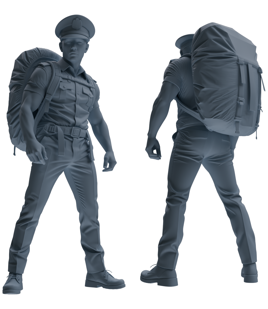 MRY-SFW LYGR762 Modern Hong Kong Police Six-Person Carrying Group