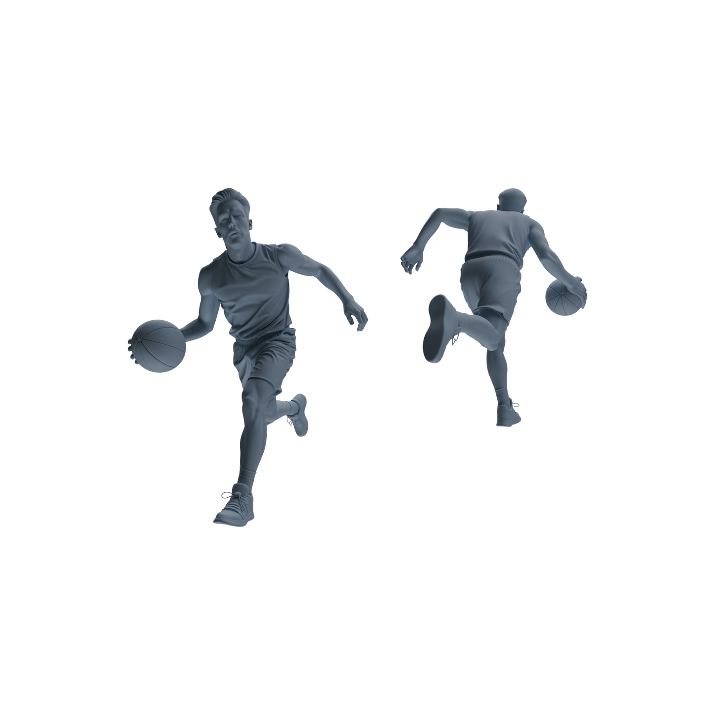 MRY-SFW LYTR806 Male Basketball Player Figure Modern Model 6 pcs Miniature Car Diorama Figures Scene Props Accessories Resin