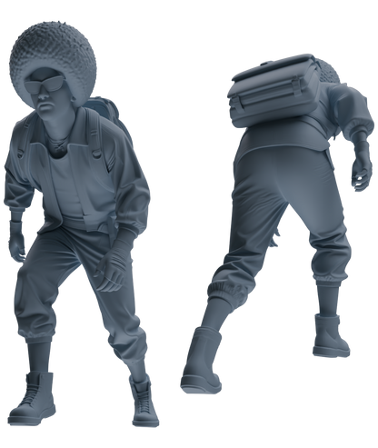MRY-SFW LYGR665 Game Peacekeeper Elite Six-Person Ambush Group