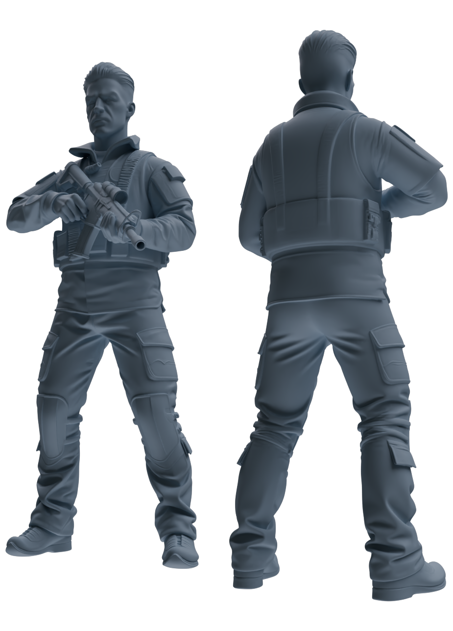 MRY-SFW LYGR696 Modern U.S. Military Eight-Person Training Group