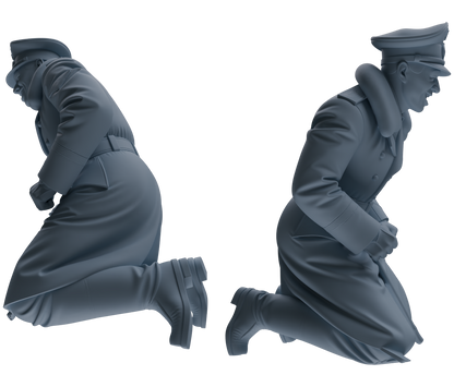 MRY-SFW LYGR702 WWII German Army Story Scene Six-Person Vehicle Rollover Accident Group