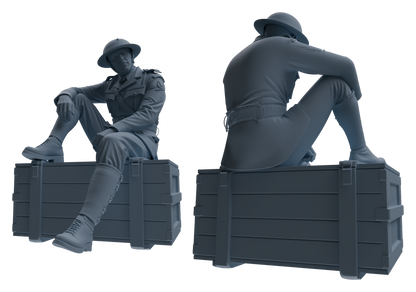MRY-SFW LYGR601 Historical WWII British Army Seven-Person Rest Group