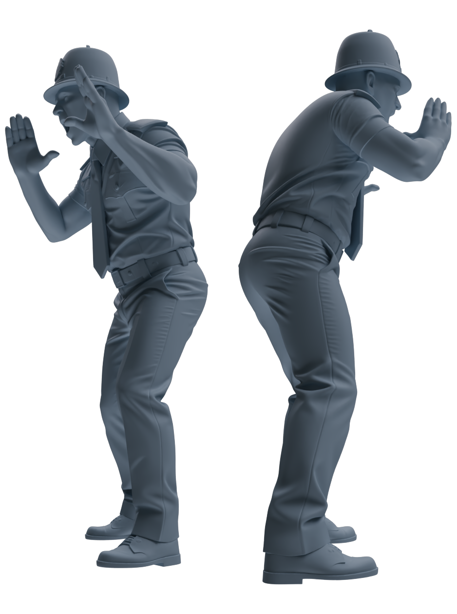 MRY-SFW LYGR806 Modern British Police Six-Person Punishment Group