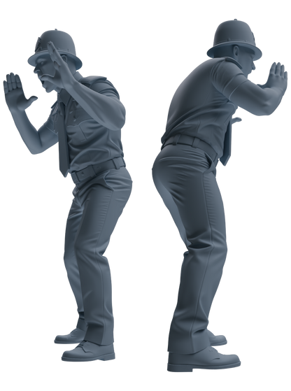 MRY-SFW LYGR806 Modern British Police Six-Person Punishment Group