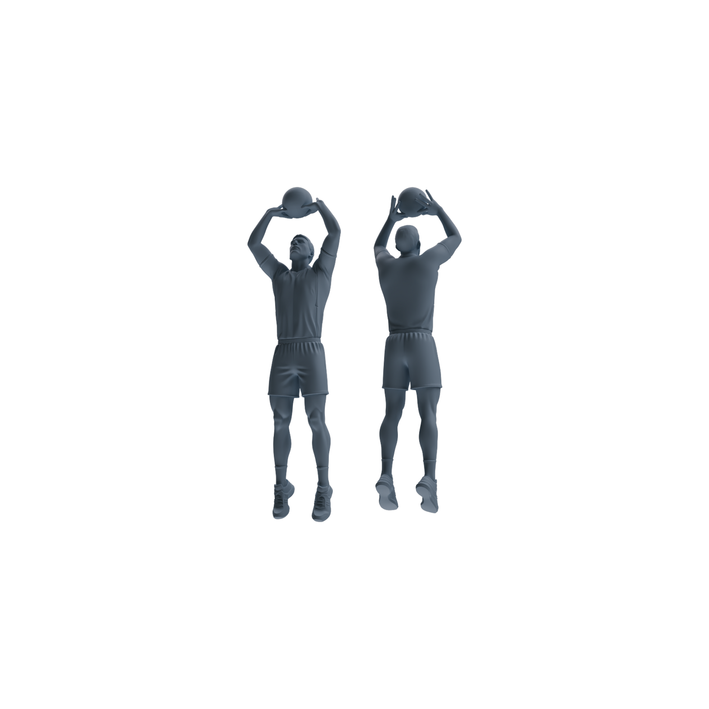 MRY-SFW LYTR824 Male Volleyball Player Figure Modern Model 6 pcs Miniature Car Diorama Figures Scene Props Accessories Resin
