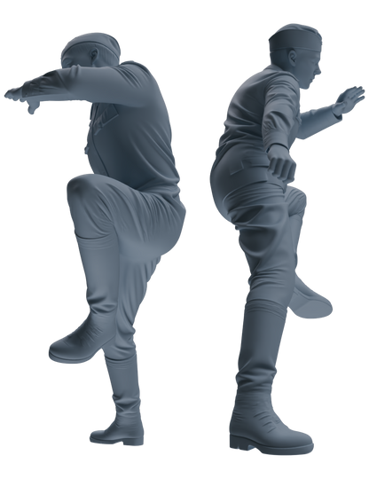 MRY-SFW LYGR726 WWII Soviet Army War Scene Six-Person Combat Group