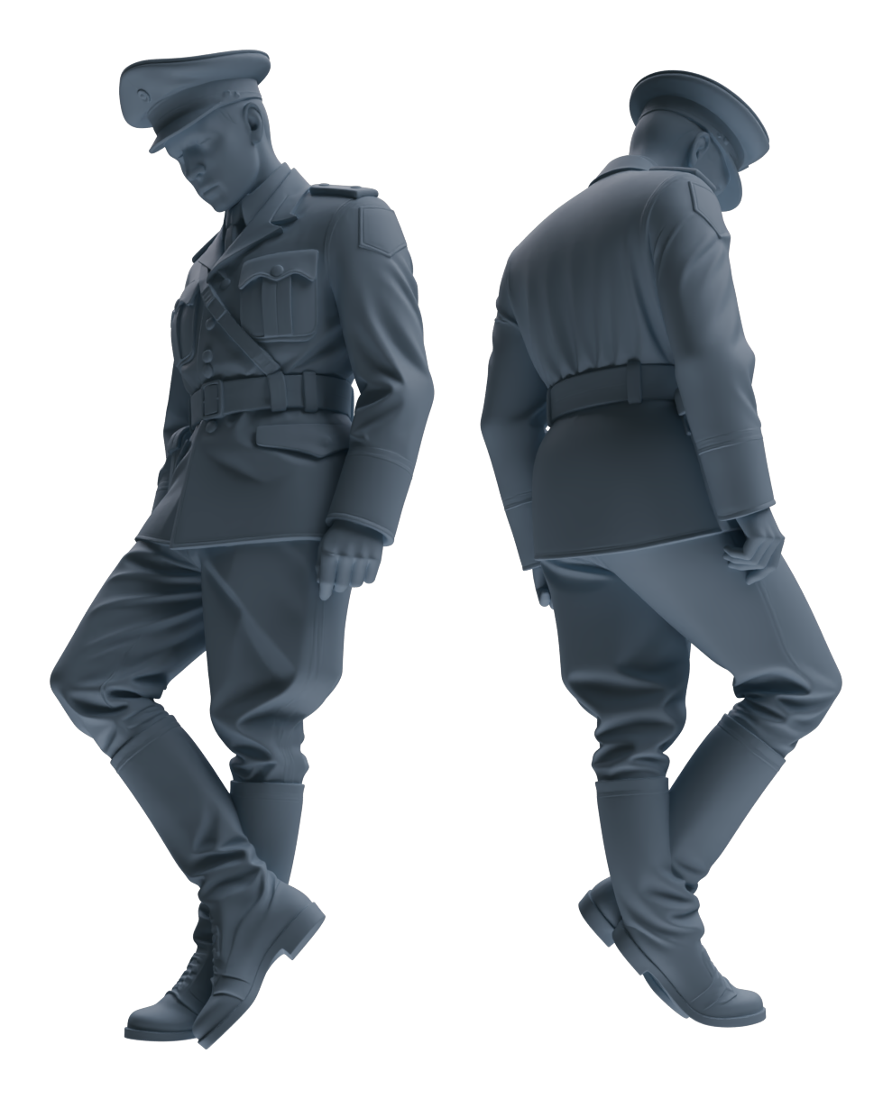 MRY-SFW LYGR585 WWII French Army Seven-Person Daily Routine 3