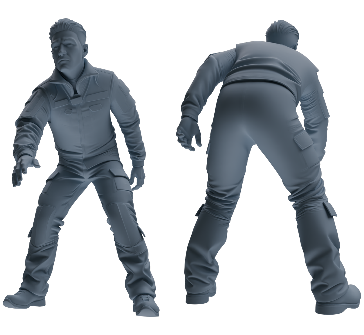 MRY-SFW LYGR687 Modern U.S. Military Six-Person Groping Group