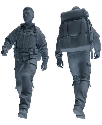 MRY-SFW LYGR693 Modern U.S. Military Six-Person Hiking Group