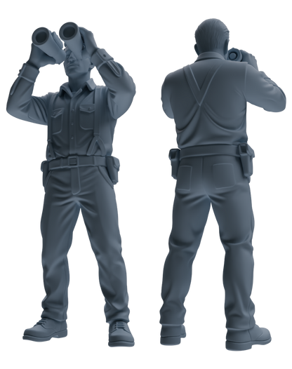 MRY-SFW SSTR188 Miniatures Soldier Model Kit Multi-Functional Recon Soldier Pose Modern Model 5 pcs
