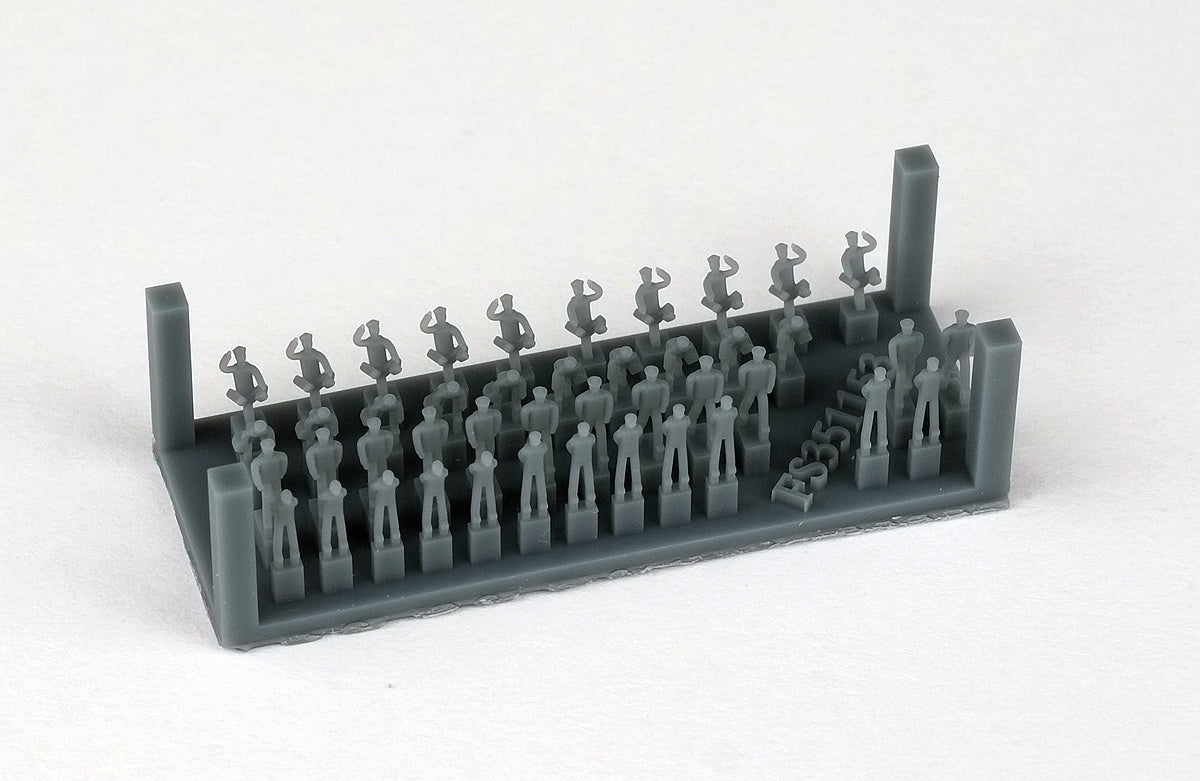 FS351153 3D Resin Vessel Crew I (8 gestures, 5pcs each, 40pc – LCD 3D printed resin model kit, image 1