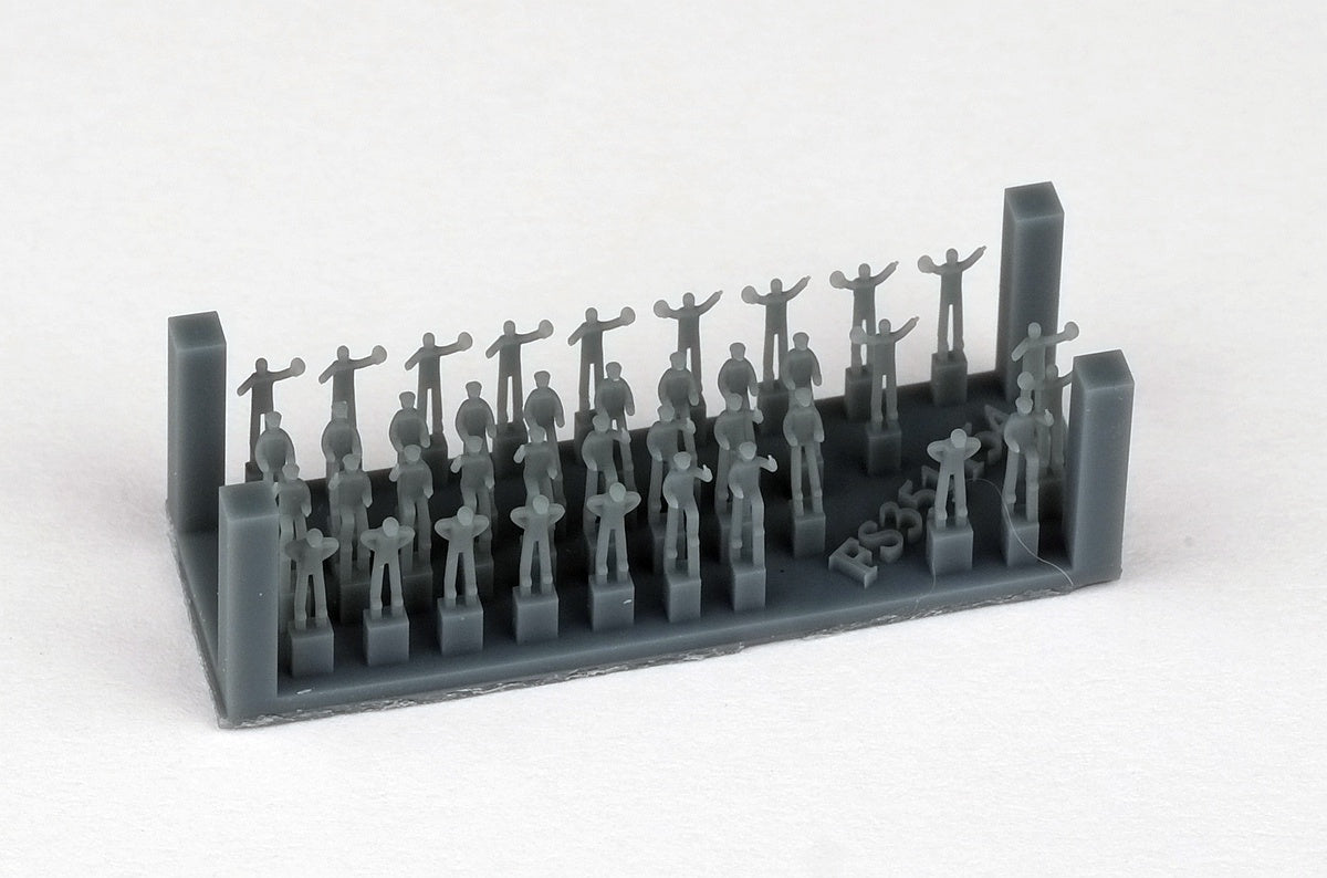 FS351154 3D Resin Vessel Crew II (7 gestures, 5pcs each, 35p – LCD 3D printed resin model kit, image 1