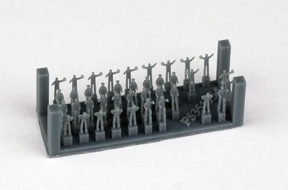 FS351154 3D Resin Vessel Crew II (7 gestures, 5pcs each, 35p – LCD 3D printed resin model kit, image 1