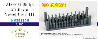FS351156 3D Resin Vessel Crew III (6 gestures, 5pcs each, 30 – LCD 3D printed resin model kit, image 3