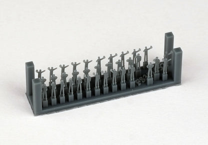 3D Resin Vessel Crew IV (6 gestures, 5pcs each, 30pcs in tot – LCD 3D printed resin model kit, image 1