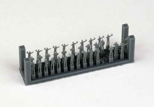 3D Resin Vessel Crew IV (6 gestures, 5pcs each, 30pcs in tot – LCD 3D printed resin model kit, image 1