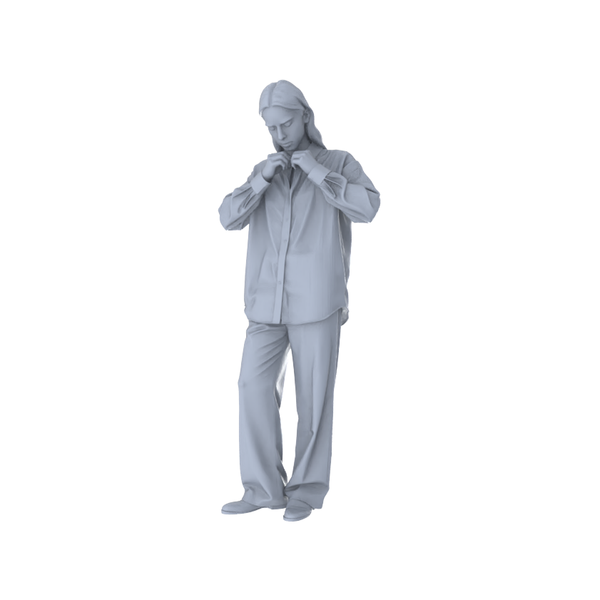 MRY-SFW LYTR552 Modern Urban Daily People Life Group of 6 Miniature Car Diorama Figures Scene Props Accessories Resin