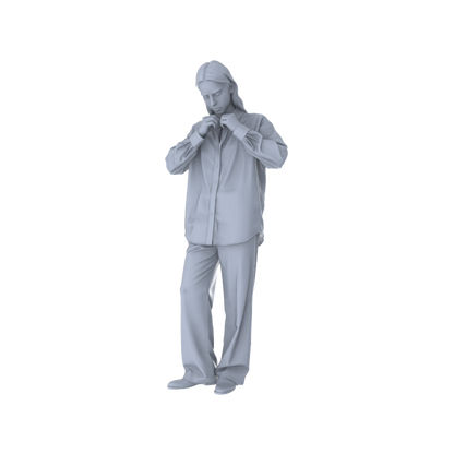 MRY-SFW LYTR552 Modern Urban Daily People Life Group of 6 Miniature Car Diorama Figures Scene Props Accessories Resin
