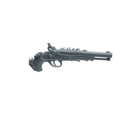MRY-SFW LYGS452 Dragon Pattern Musket & Floral Shuriken Modern Model 4 pcs