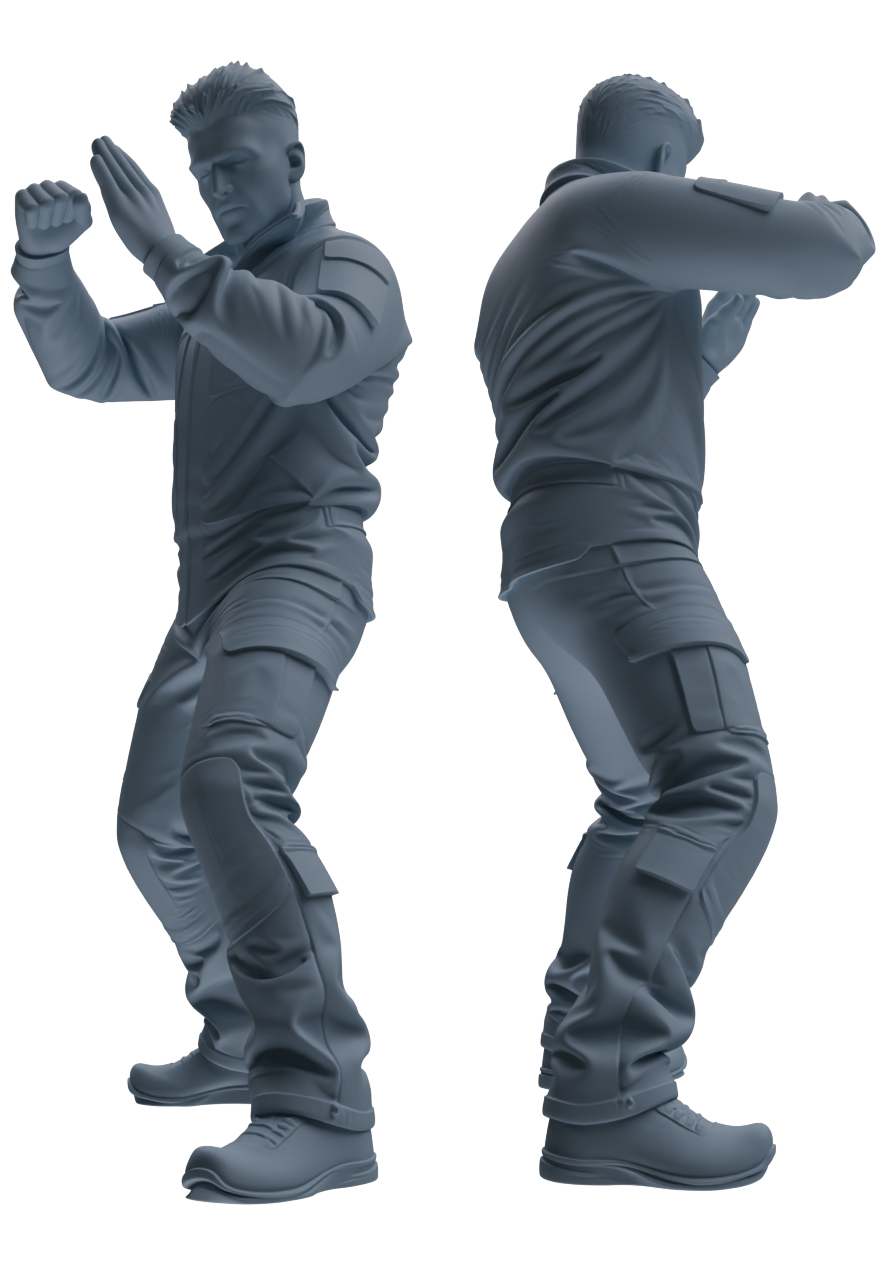 MRY-SFW LYGR684 Modern U.S. Military Six-Person Combat Group